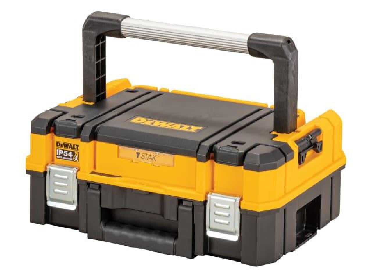 DEWALT TSTAK 2.0 Shallow Box with Organiser and a Long Carry Handle - Image 6