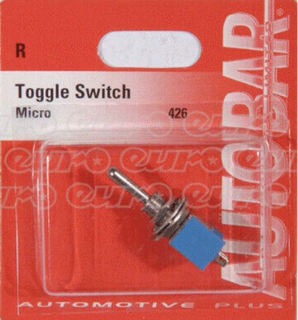 Autobar Micro Toggle Switch 6 Amp - Blue - Image 3