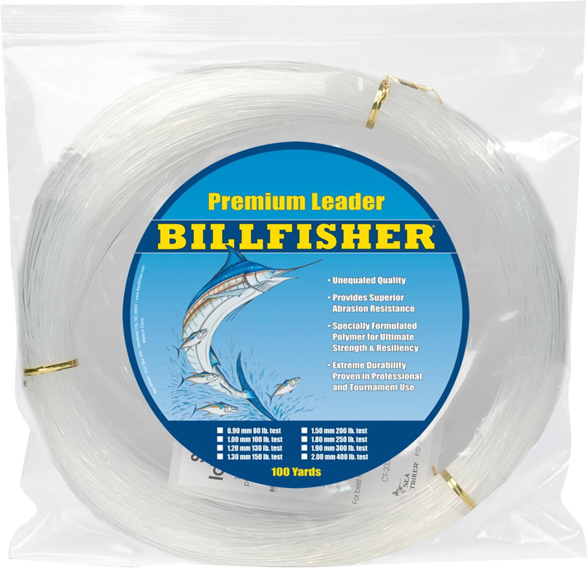 Sea Striker LC100-130 Billfisher Clear Monofilament Leader Coil 130Lb Test