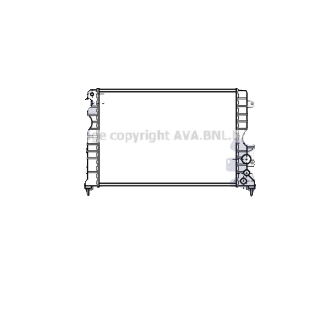 AU2165 AVA Radiator FIT LAND ROVER DISCOVERY (1999) 2.5 TDI