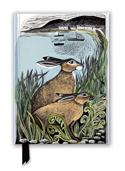 Angela Harding: Rathlin Hares (Foiled Journal) (Flame Tree Notebooks) - Image 2