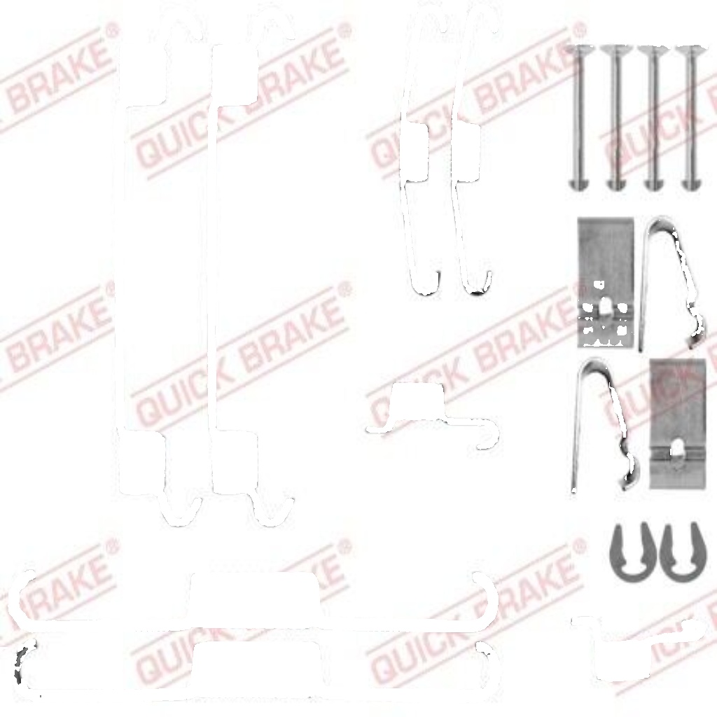 Original Quick Brake Brake Shoe Accessory Kit 105-0038 for Subaru Suzuki