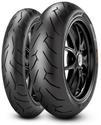TYRE PAIR PIRELLI 120/70-17 ROSSO 2 (D) + 180/55-17 ROSSO 2 - Image 4