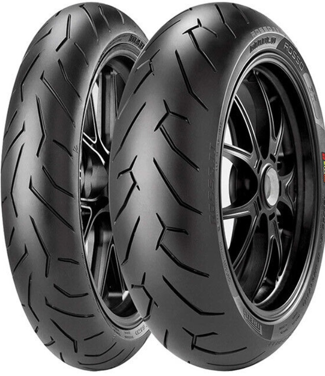 Sport Bike Tyre PIRELLI Diablo Rosso 2 190/50 ZR17 73W TL Rear Kawasaki - Image 2
