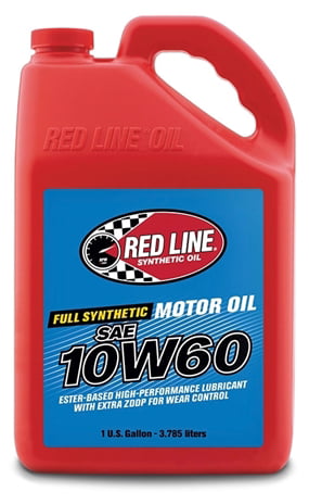 Red Line High Performance Fully Synthetic Engine Oil - 10W60 1 Gallon (3.78L)