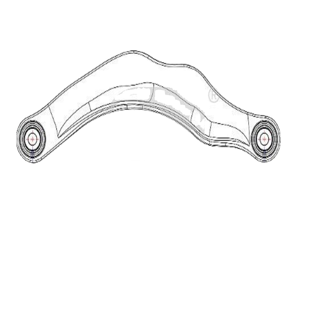 FEBI 184455 CONTROL/TRAILING ARM WHEEL SUSPENSION Rear LH,Upper