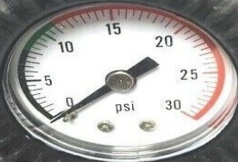 Inflatable Dinghy Manometer Pressure Gauge 2 Bar 30psi Spare Part