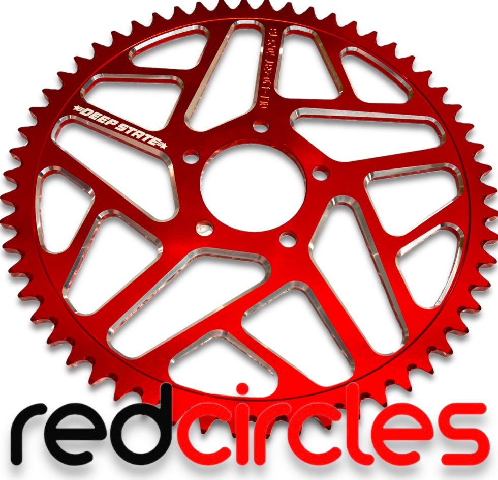 RED 58 TOOTH DEEP STATE CNC Sur-Ron REAR SPROCKET fits SURRON LIGHTBEE X LBX