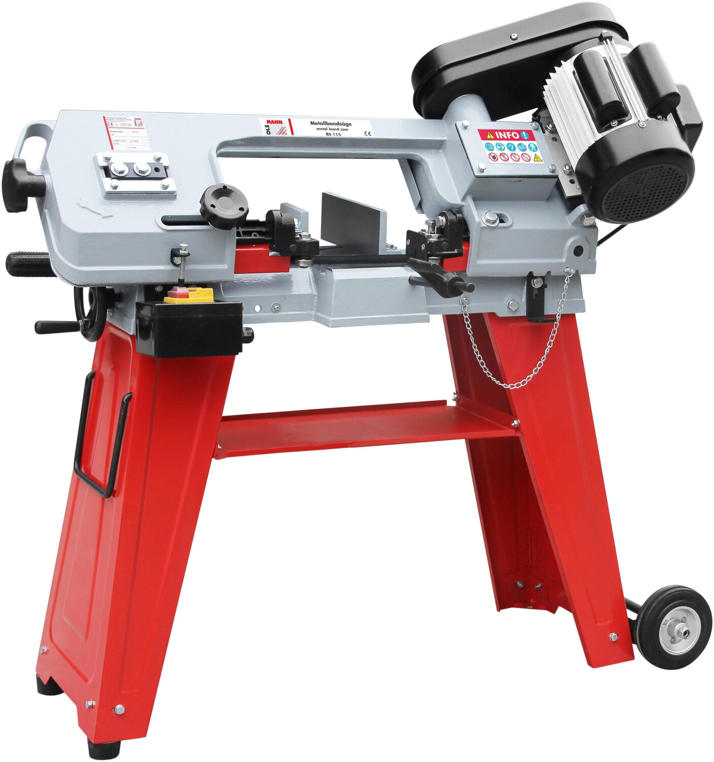 Holzmann BS115 Metal Cutting Bandsaw | 140mm x 110mm 3 Speed - 550w - 230v