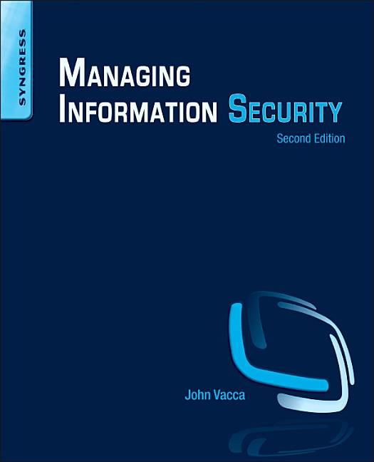Managing Information Security by Vacca  New 9780124166882 Fast Free Shipping,#
