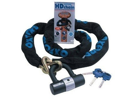 Oxford OF159 HD Motorbike Motorcycle Chain Lock-1.5m Motorcycle Security Silver - Image 5