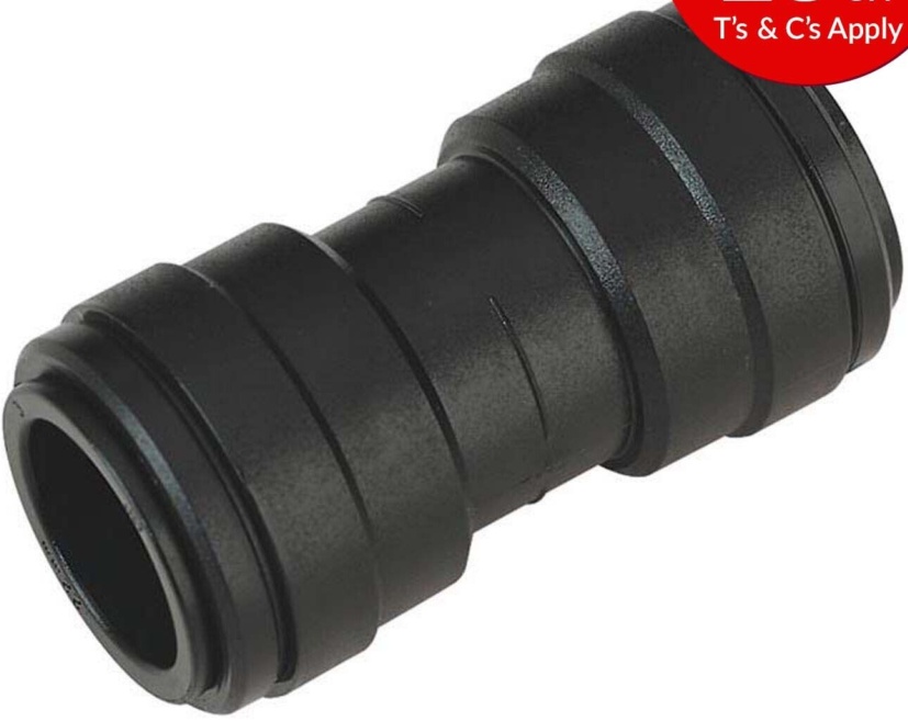 Sealey CAS22SC Speedfit Straight Connector 22mm - Pack of 5