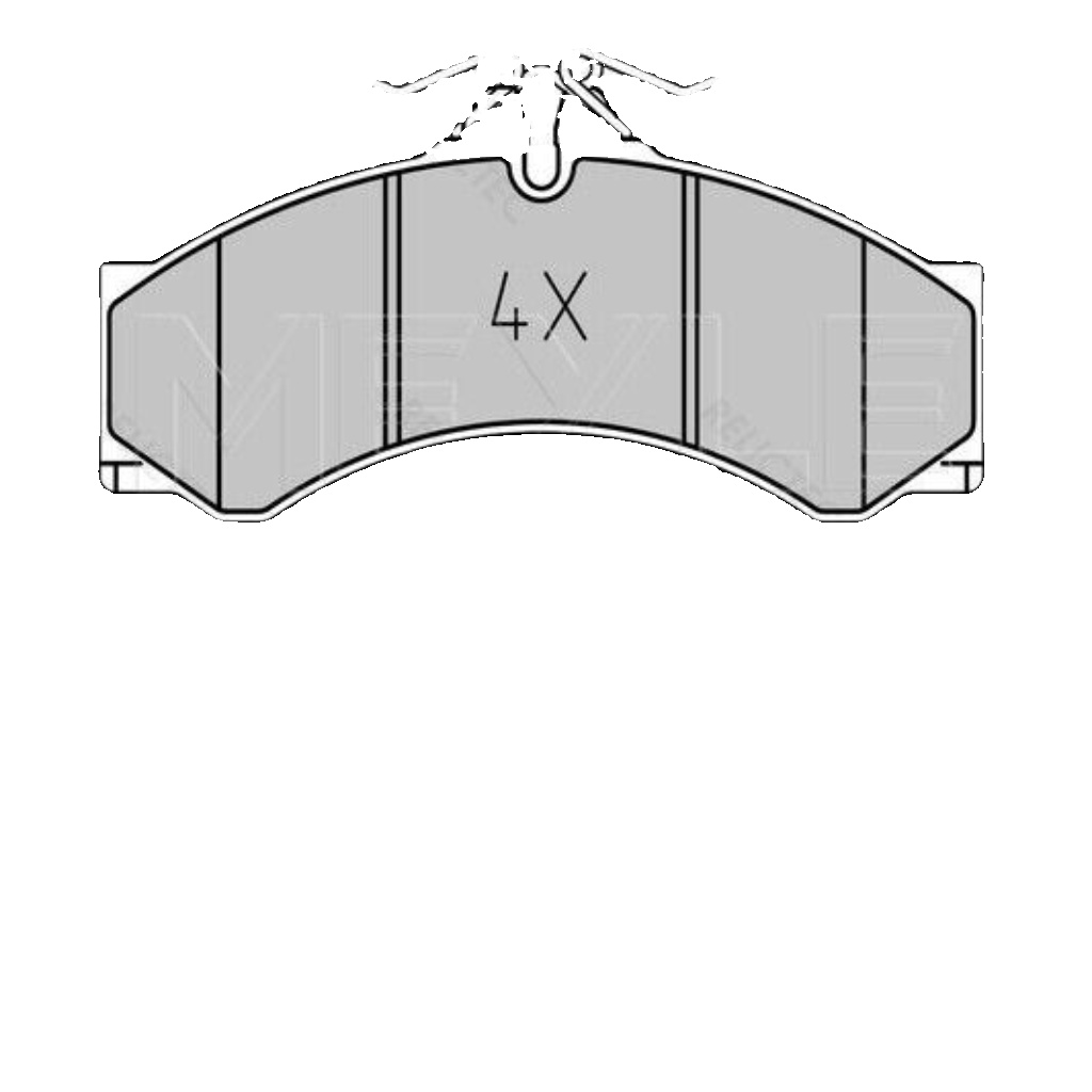 Front MEYLE 025 290 7620 Brake Pad Set, disc brake for MERCEDES-BENZ,VW