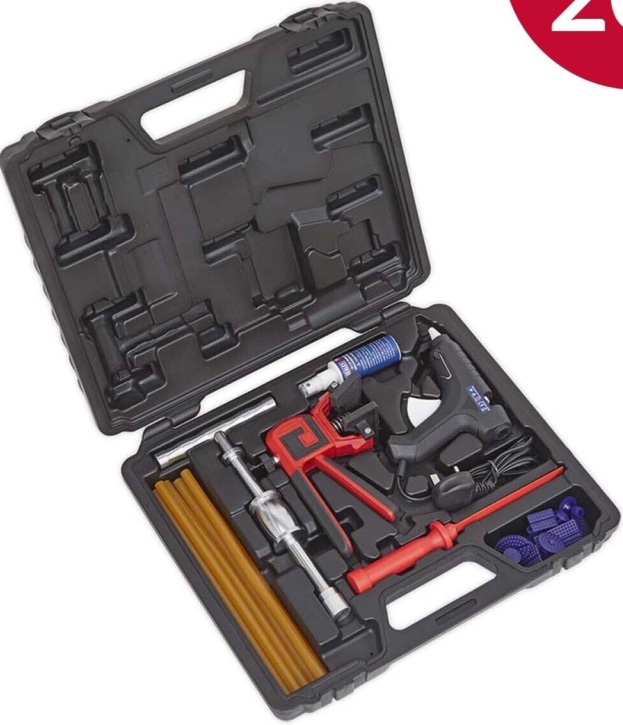 Sealey RE105 Hot Glue Paintless Dent Repair Kit