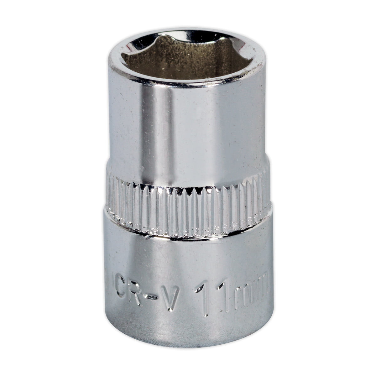 Sealey SP3811 Premier Fully Polished Socket 3/8""Sq Drive 11mm