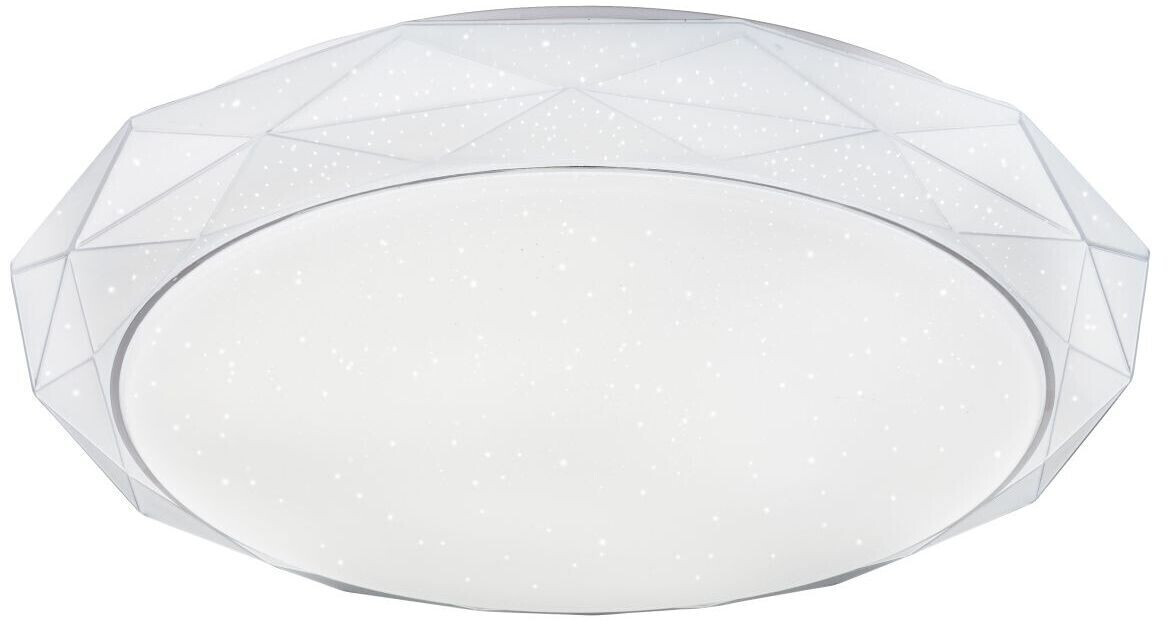 Netlighting Andi Ceiling Light White 50cm RGB LED Dimmable 3000-6500K Remote