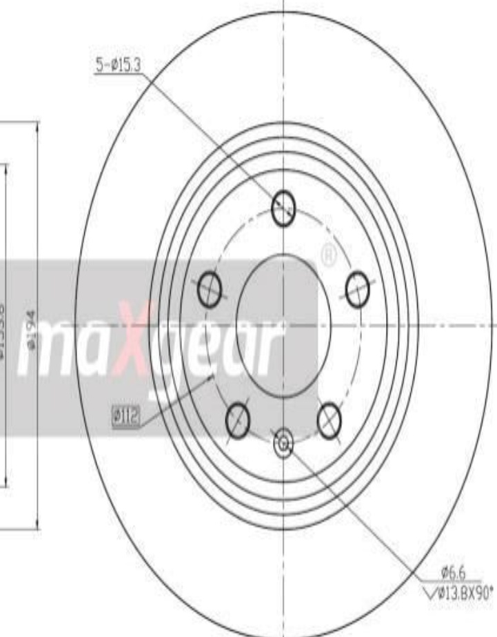 2x New Brake Disc for AUDI:A4 / S4 B8,A6 / S6 C7,A4 B8 Avant,A6 C7 Avant,