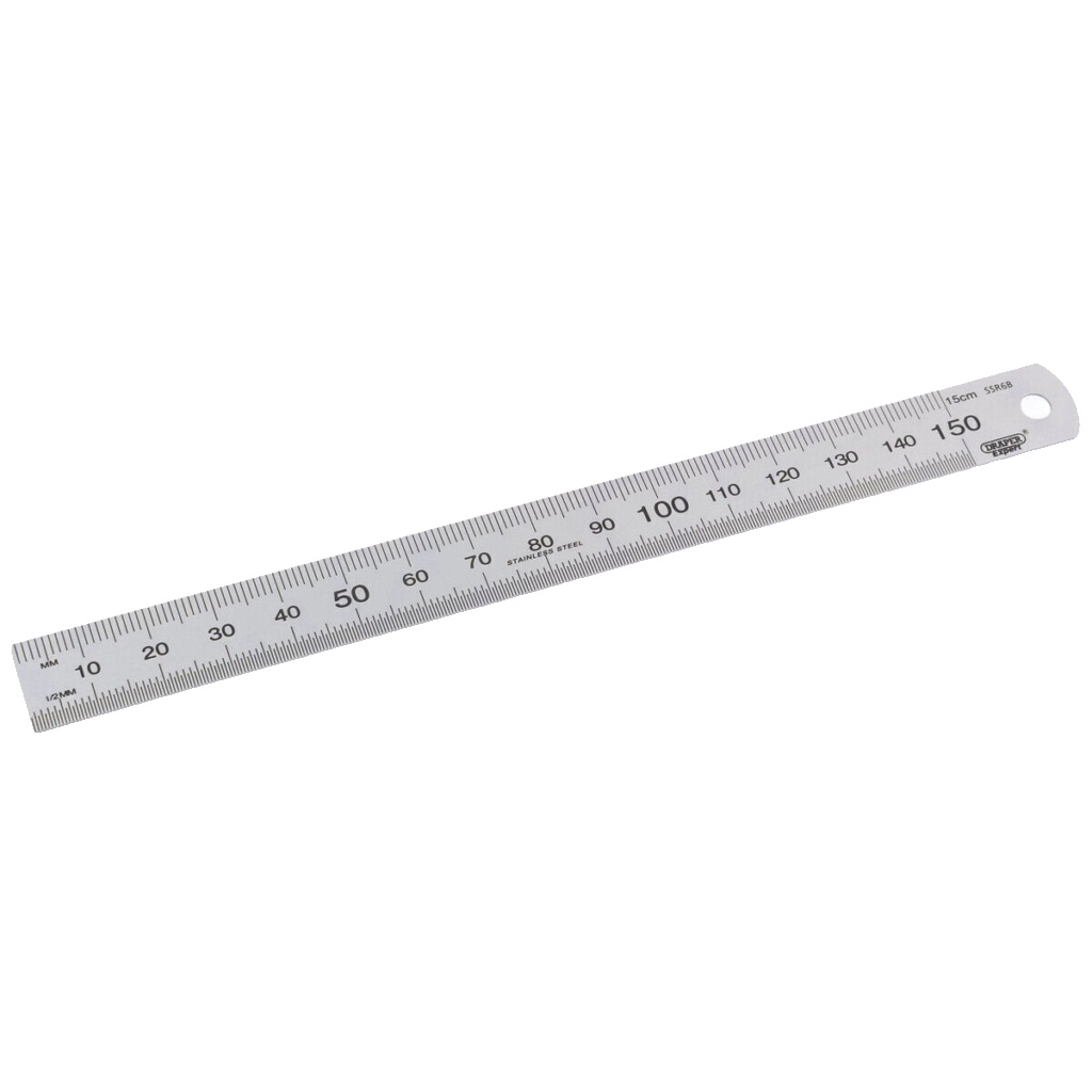Draper 22670 Stainless Steel Rule 150mm/ 6""