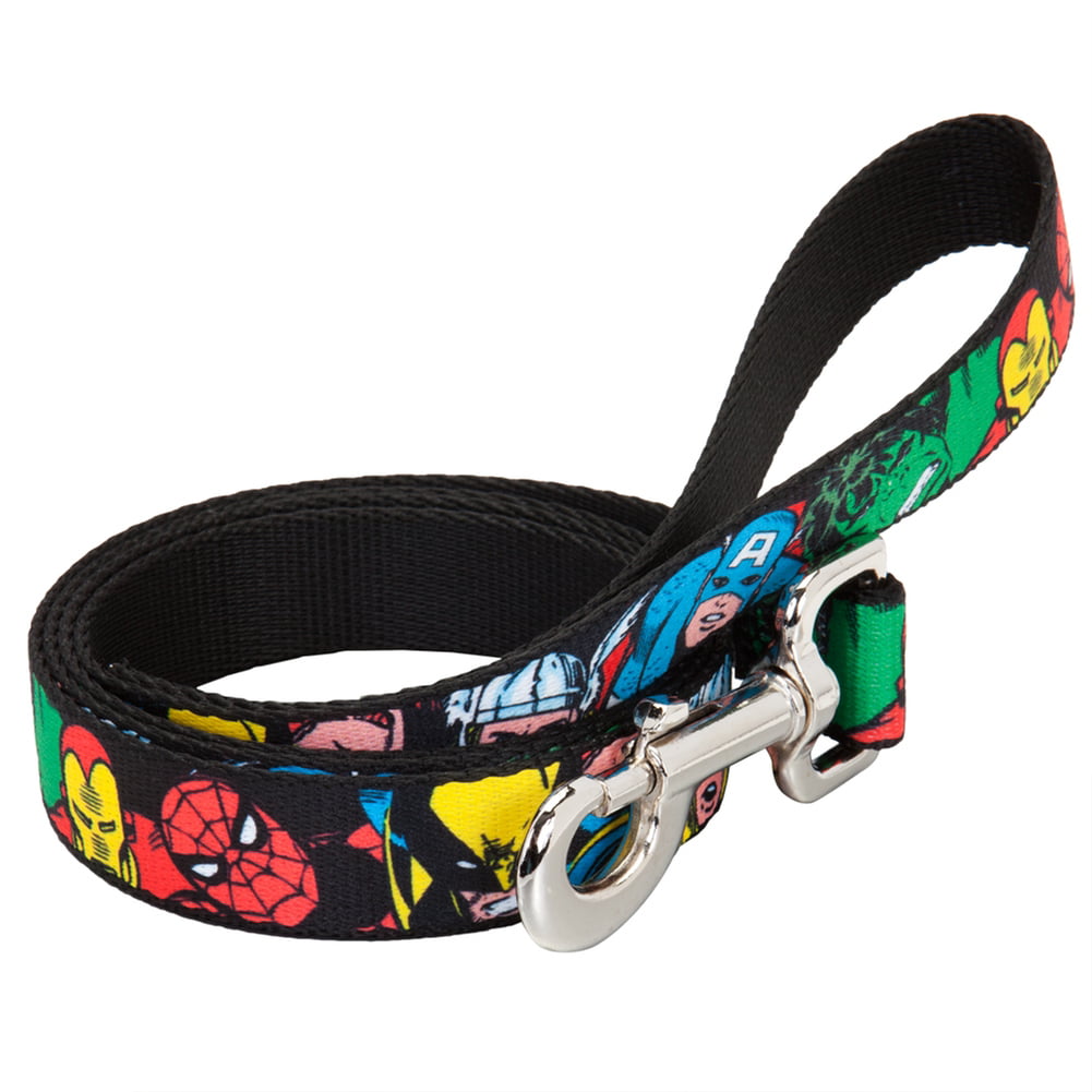 Buckle-Down Marvel Characters Dog Leash - Multi