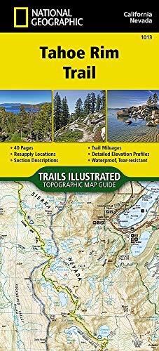 Tahoe Rim Trail Map  Trails illustrated map  National Geographic
