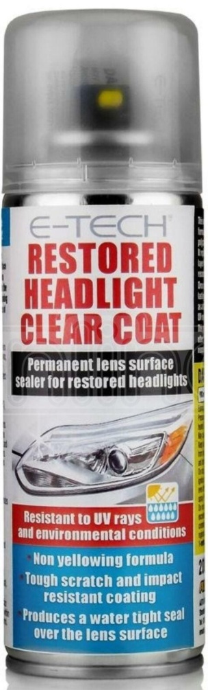 E-Tech - Restored Headlight Clear Coat 200ml - Image 3