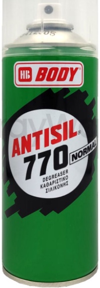 HB Body 770 Antisil Degreaser Panel Wipe 400ml Aerosol Normal Paint Prep X2