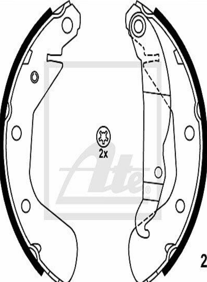New Brake Shoe Set for VAUXHALL OPEL:CORSAVAN Mk II  Hatchback Van,CORSA Mk II,
