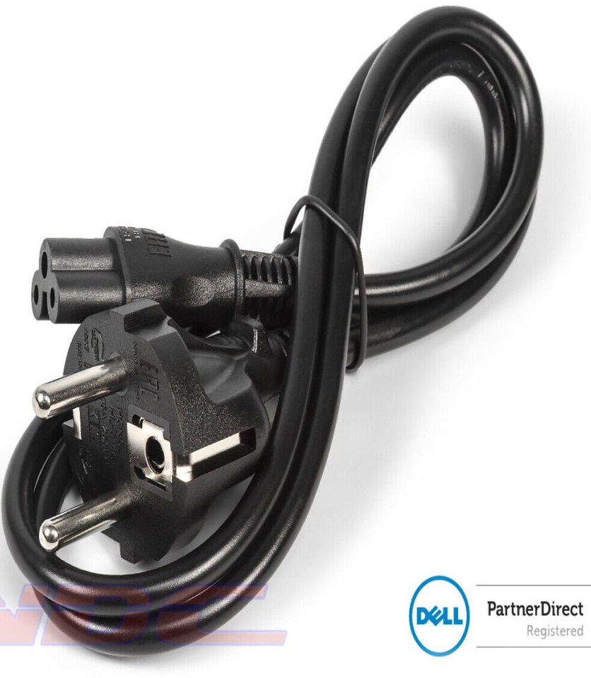 Dell Meter 2-Pin C5 Power Cord. Size 1