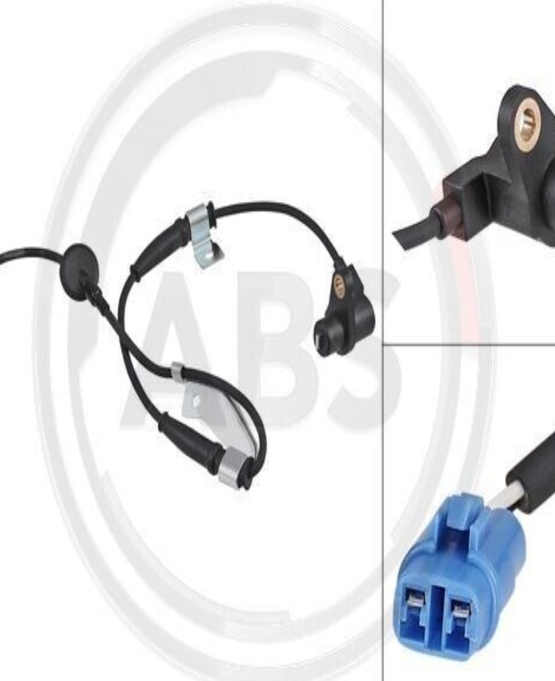 Front Left ABS Sensor, wheel speed fits Suzuki Ignis I (FH)