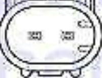 Rear DELPHI-OE SS20337 Sensor, wheel speed for MERCEDES-BENZ