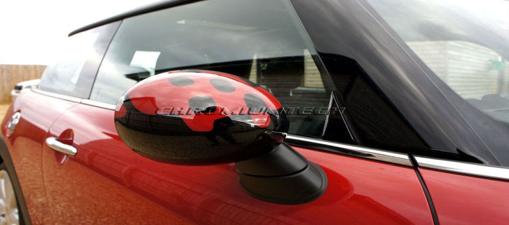 MK3 MINI Cooper/S/ONE/JCW F55 F56 F57 Vivid RED Mirror Cap Cover for LHD Models