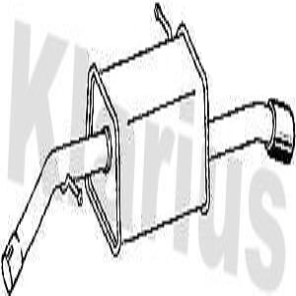 Klarius box with tail pipe fits Citroën ds4 1.6hdi 09-15 CN672D