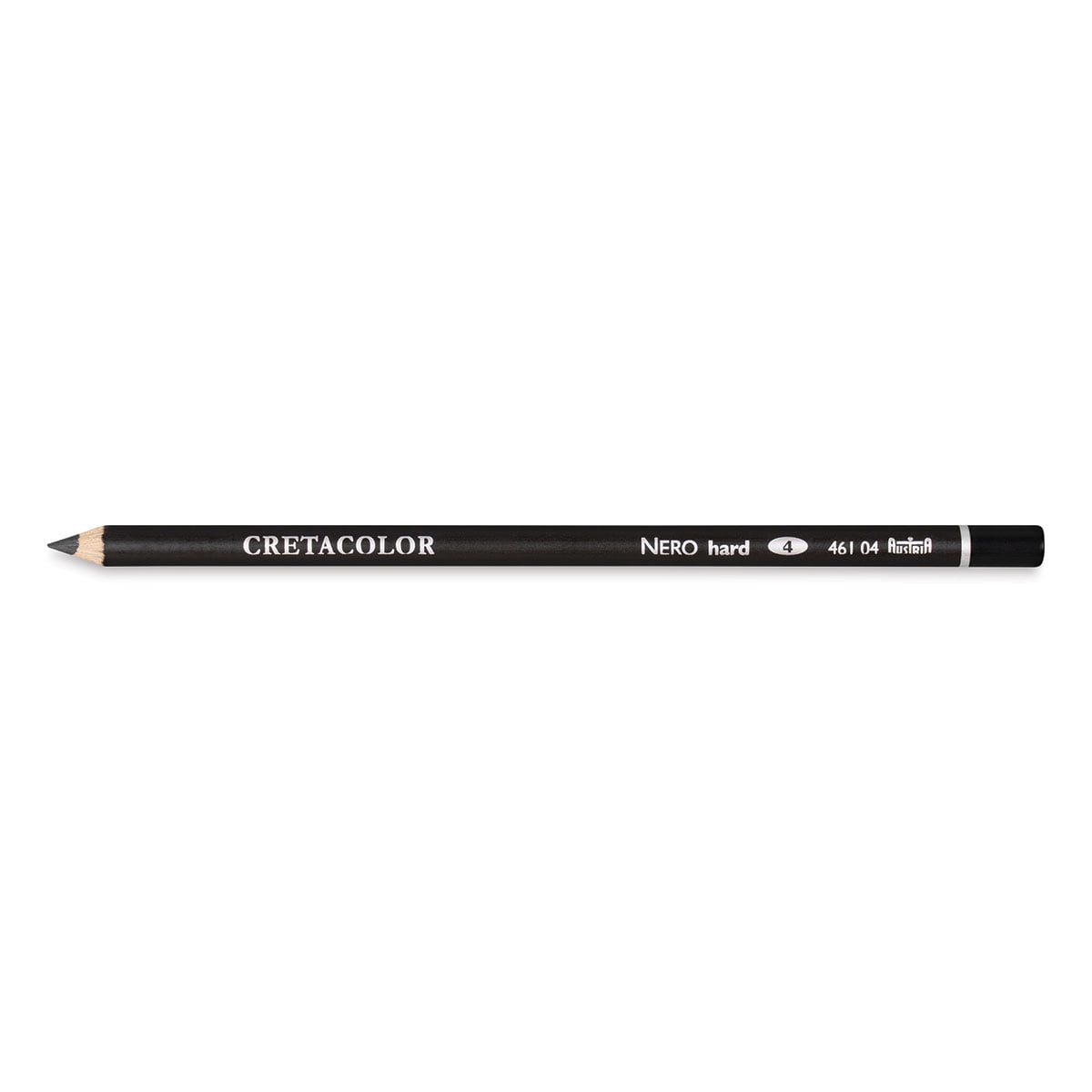 Cretacolor Nero Pencil Oil-Based Charcoal Hard 04 For Permanent Drawing