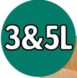 3L & 5L - 100 x Paper Compostable Brown Caddy Food Waste Bin Liners/Bin Bags