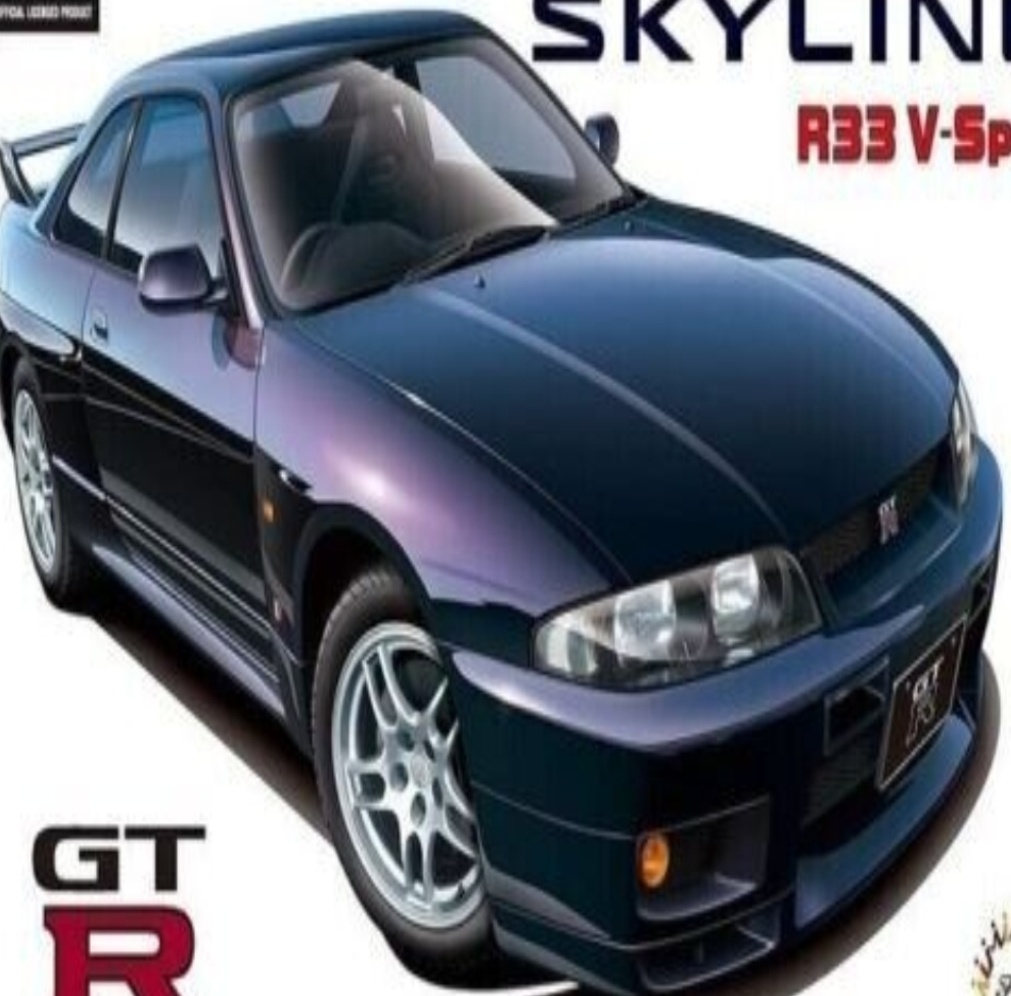 1:24 Scale Fujimi Nissan R33 Skyline GT-R V-Spec ’95 Model Kit