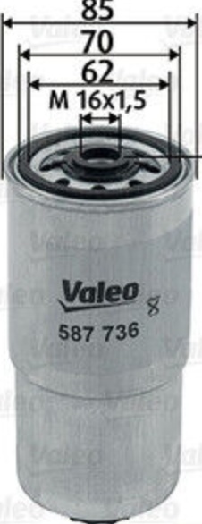 Fits VALEO 587736 DIESEL FILTER - SPIN-ON TYPE  ⭐UK Stock⭐