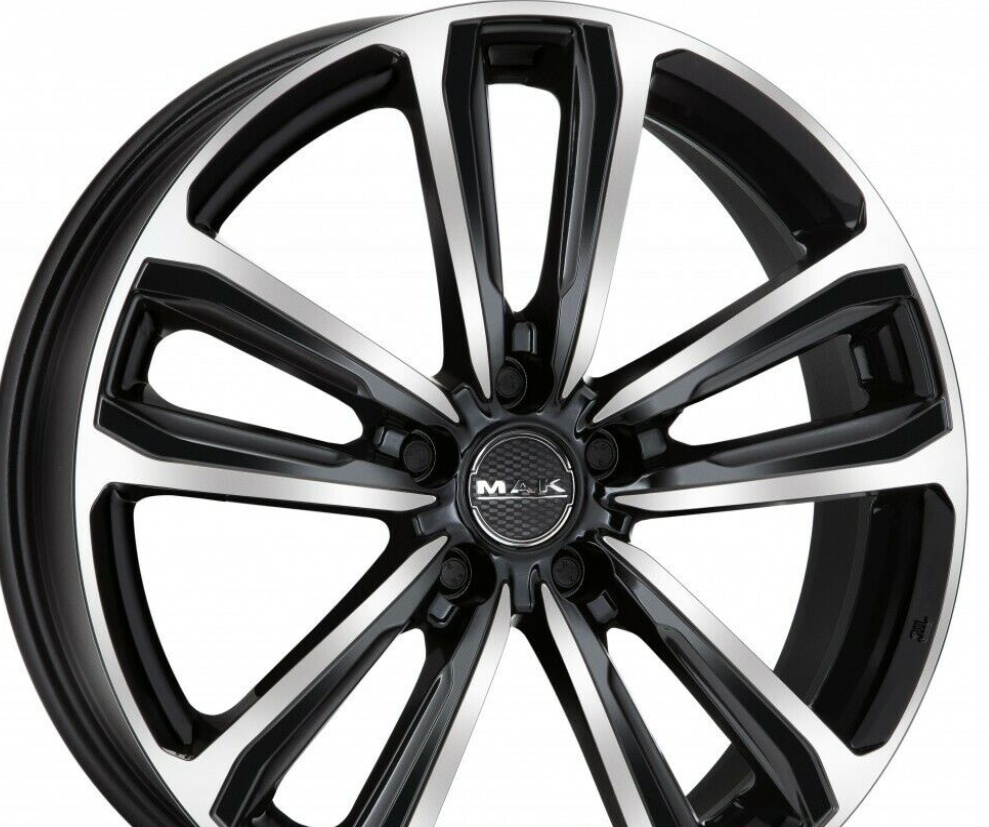 ALLOY WHEEL MAK MAGMA FOR FORD TRANSIT TOURNEO CONNECT M1 8X18 5X112 BLACK MIRR