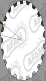 Free Shipping Piñon Afam Steel Self-Cleaning 20210-Step 520 For Motorcycle Parts