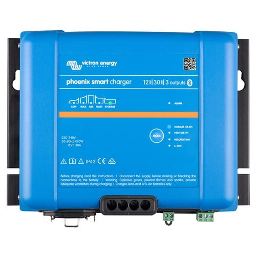 Victron Energy Phoenix Smart IP43 Charger 12/30 (3) 120-240V PCH123053095