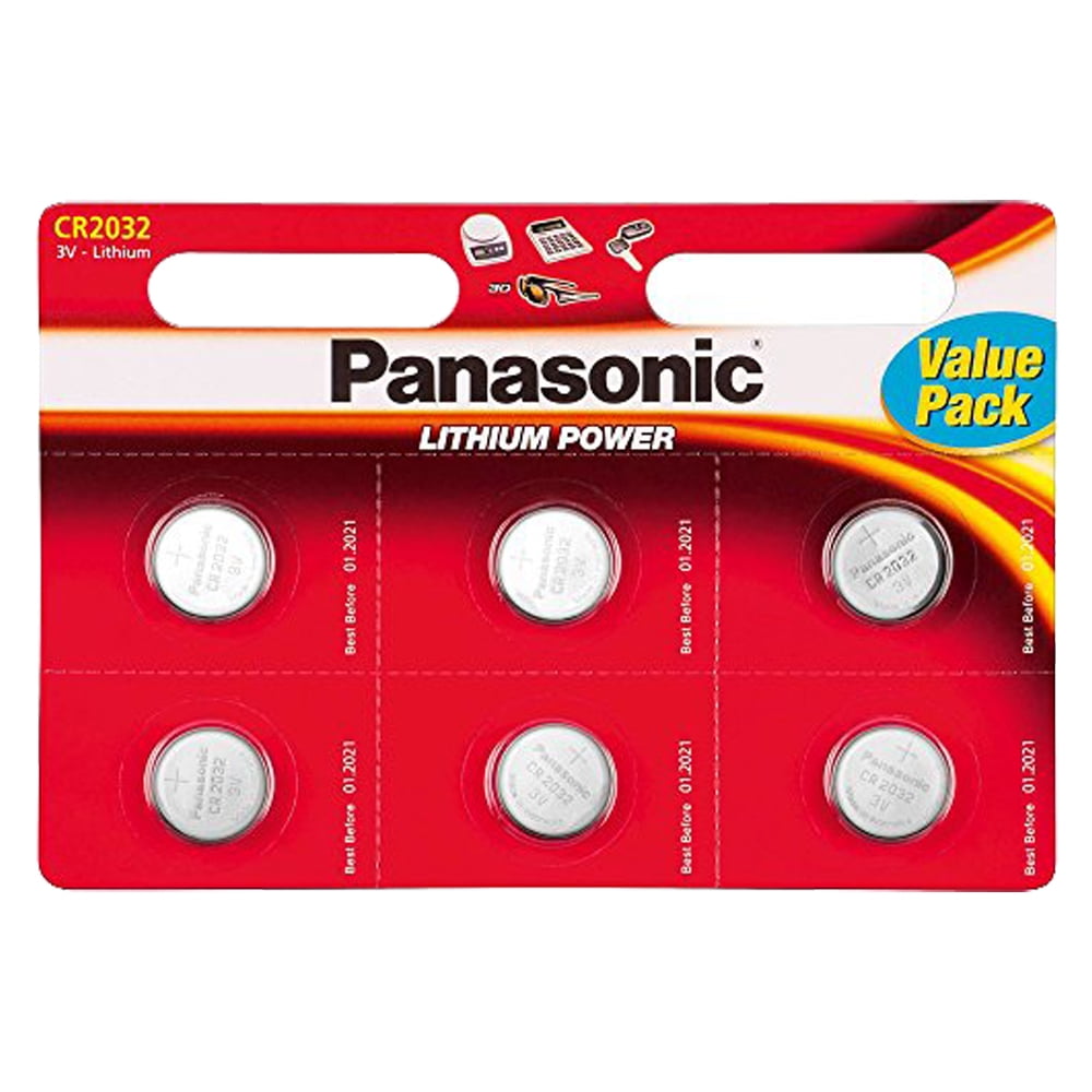 3x PANASONIC CR2032 Batteries 3V Lithium Coin Cell DL2032 *EXPIRY 01/2034* - Image 8