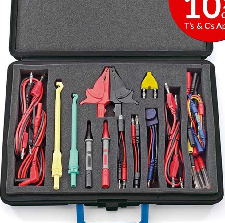 Draper 28 Test Leads And Probes Kit For Motorcycle Diagnosis Parts