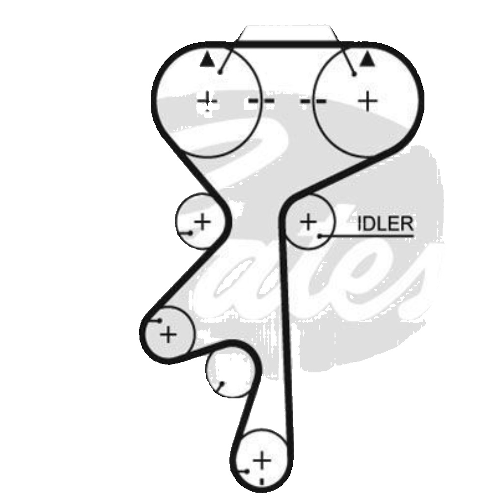 Gates Timing Belt - 5461XS - MPN: 5461XS - Zoro