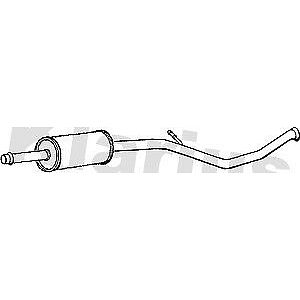 Klarius box with centre pipe fits Citroën 307 307 cc 2.0 01-06 PG651P