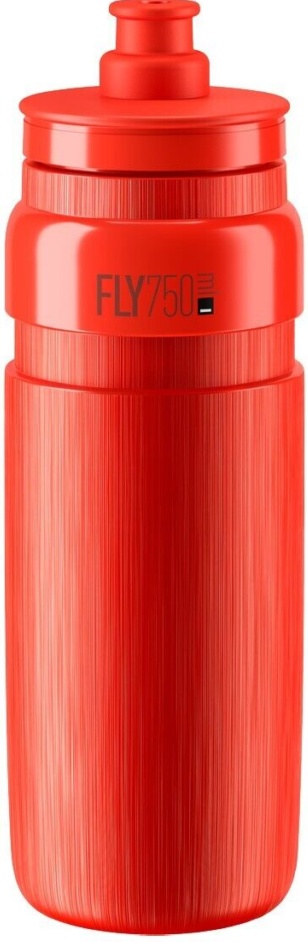 Elite Fly Water Bottle - 750ml, Red (Ultra Lightweight, Race Use, Cycling)