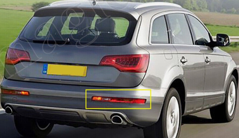 REAR RH RIGHT DRIVER LIGHT BUMPER REFLECTOR STOP BRAKE FOR AUDI Q7 4L 2006-2015
