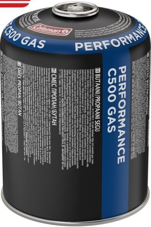 Coleman C500 Performance Resealable Gas Cartridge Camping Hiking NEW 2023 STOCK