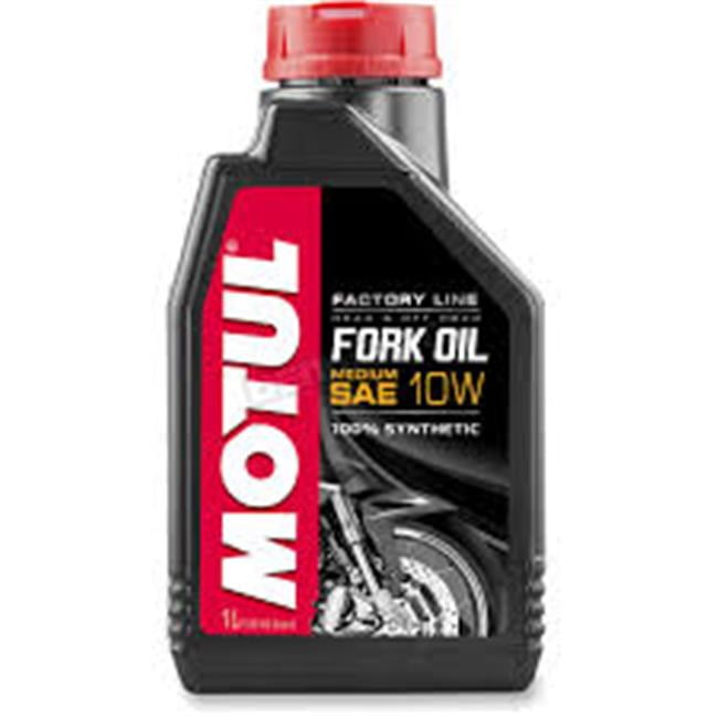 Motul 10W Fork Oil Synthetic Factory Line Suspension Fluid Medium 1 Litre