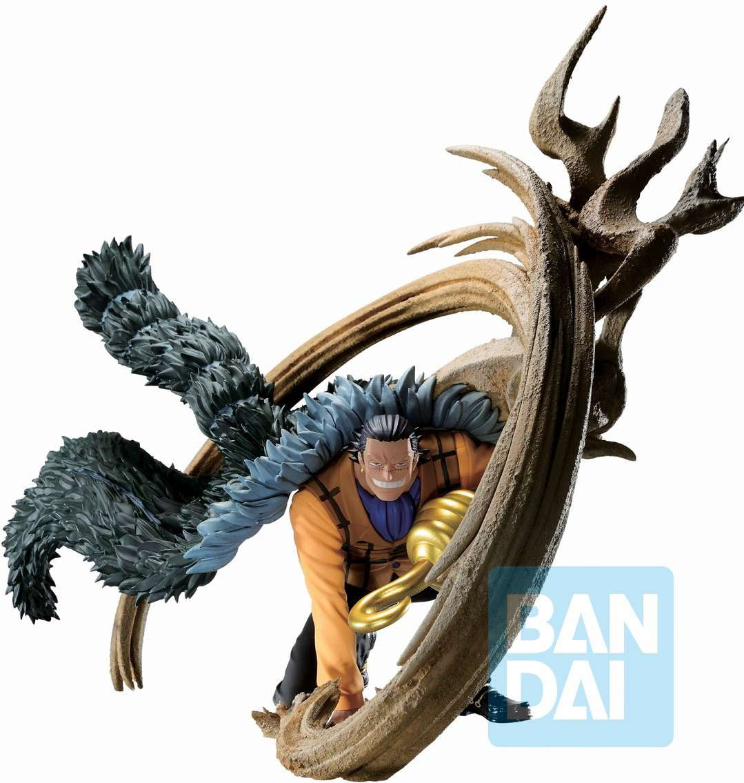 BANDAI -  One Piece Duel Memories Ichibansho - Crocodile Figure Anime Statue