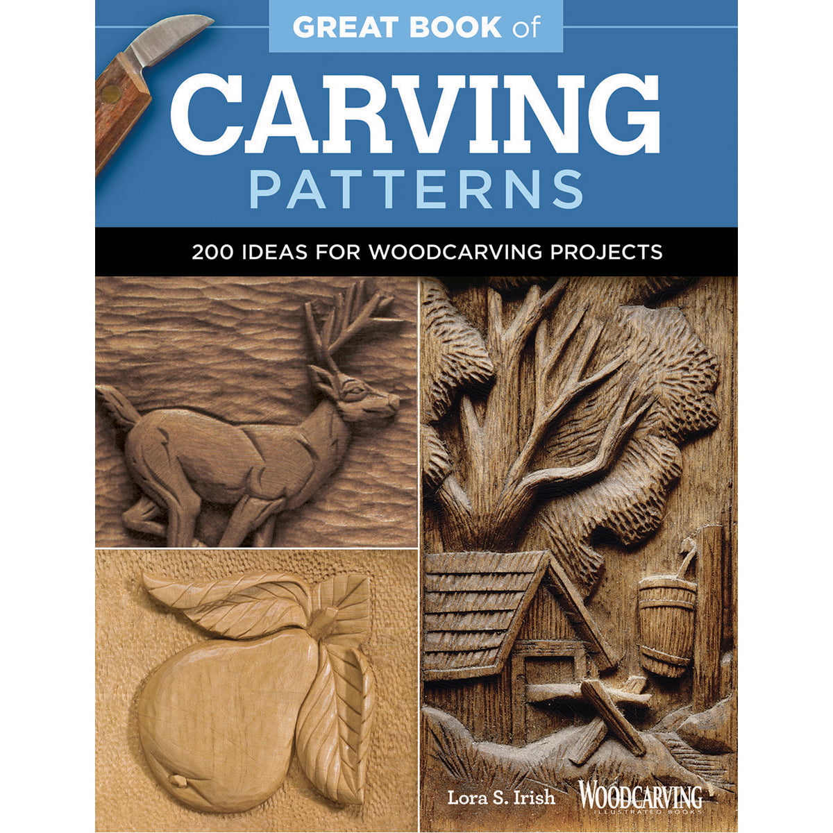 Great Book of Carving Patterns: 200 Ideas for Woodcarving by Irish L (PB 2015) - Image 5
