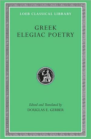 Greek Elegiac Poetry